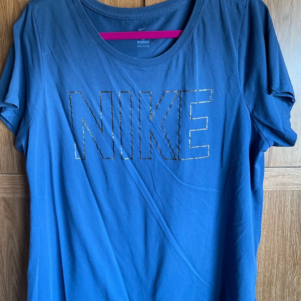 Nike Women's Short Sleeve Tee in Blue